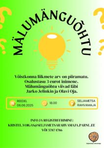 Mälumänguõhtu Seljametsas