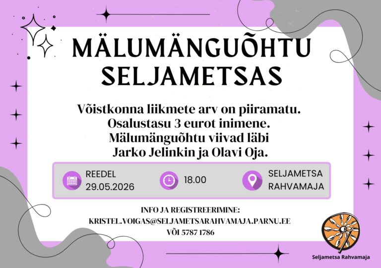 mälumäng mai